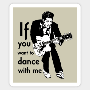 Chuck Berry Rock and Roll Music Sticker